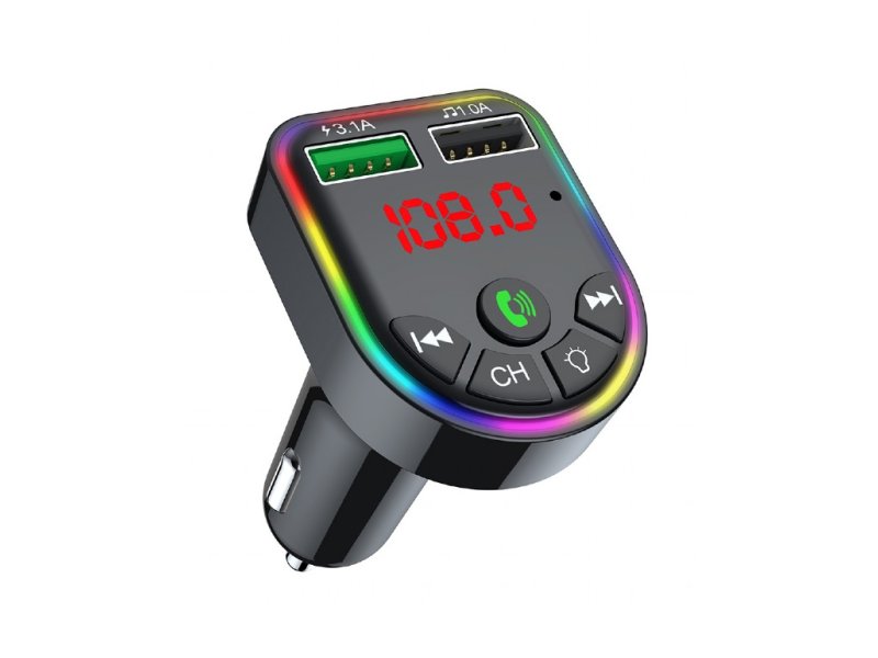 GEMBIRD 3 IN 1 Rgb Carkit With FM Radio Transmitter And USB Charger Black 0035977 GEMBIRD 3 IN 1 Rgb Carkit With FM Radio Transmitter And USB Charger Black 0035977