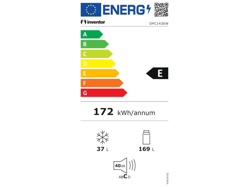 INVENTOR DPC143EW Ψυγείο Δίπορτο Υ143xΠ54.5xΒ55.5εκ. Λευκό 0035994 INVENTOR DPC143EW Ψυγείο Δίπορτο Υ143xΠ54.5xΒ55.5εκ. Λευκό 0035994
