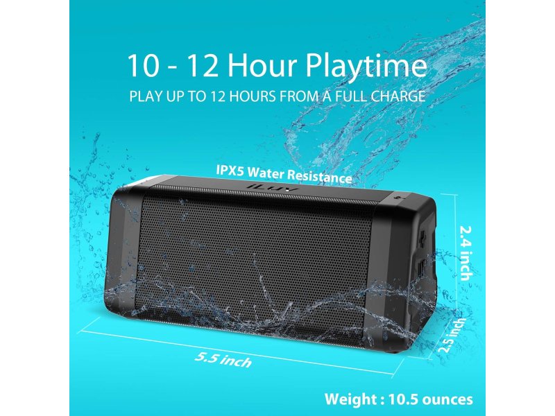 iLuv Aud Mini Plus AUDMINIPSBK Αδιάβροχο φορητό ηχείο Bluetooth 0035995 iLuv Aud Mini Plus AUDMINIPSBK Αδιάβροχο φορητό ηχείο Bluetooth 0035995