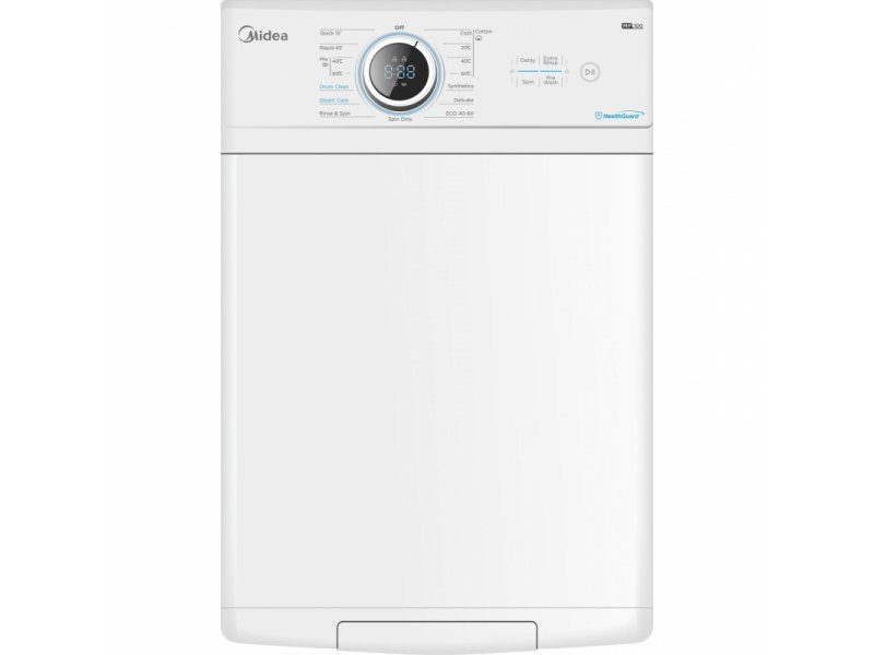 MIDEA MF100T80B/W-GR Πλυντήριο Ρούχων Άνω Φόρτωσης 8 kg 1300rpm 0036014 MIDEA MF100T80B/W-GR Πλυντήριο Ρούχων Άνω Φόρτωσης 8 kg 1300rpm 0036014