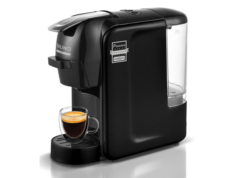 BRUNO BRN-0124 Καφετίερα Espresso 3 σε 1 1450W Πίεσης 19bar Μαύρη 0036071 BRUNO BRN-0124 Καφετίερα Espresso 3 σε 1 1450W Πίεσης 19bar Μαύρη 0036071
