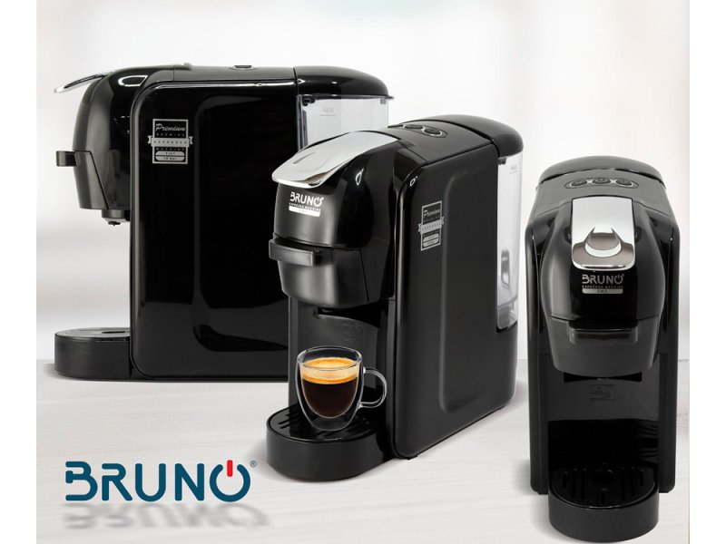 BRUNO BRN-0124 Καφετίερα Espresso 3 σε 1 1450W Πίεσης 19bar Μαύρη 0036071 BRUNO BRN-0124 Καφετίερα Espresso 3 σε 1 1450W Πίεσης 19bar Μαύρη 0036071