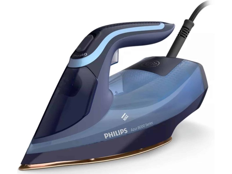 PHILIPS DST8020/20 Σίδερο Ατμού 3000W με Αντικολλητική Πλάκα και Συνεχόμενη Παροχή 55gr/min Μπλε 0036271 PHILIPS DST8020/20 Σίδερο Ατμού 3000W με Αντικολλητική Πλάκα και Συνεχόμενη Παροχή 55gr/min Μπλε 0036271