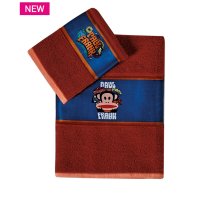 KENTIA Paul Frank 47 Πετσέτες Σετ 2 Τεμ Σώματος Προσώπου (70χ125)+(40χ60) 0036498