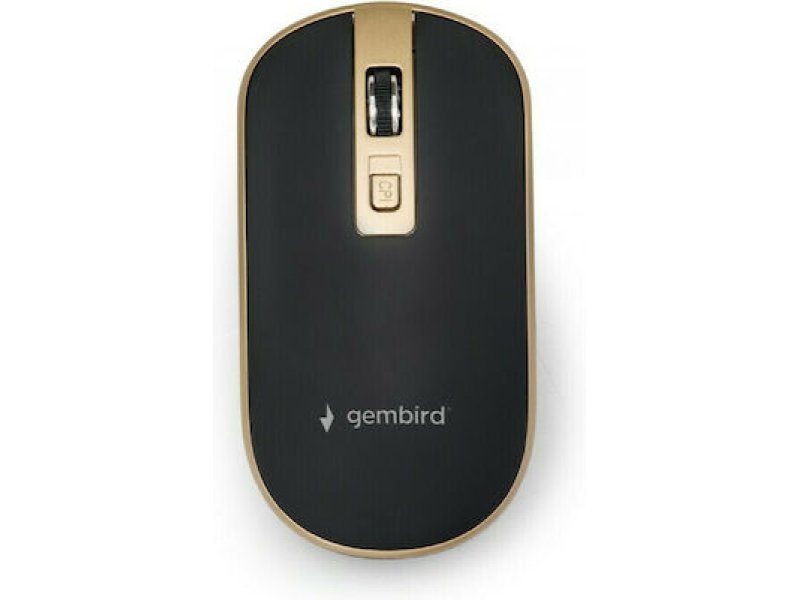 GEMBIRD MUSW-4B-06-BG Ασύρματο Ποντίκι Μαύρο/Χρυσό 0036617 GEMBIRD MUSW-4B-06-BG Ασύρματο Ποντίκι Μαύρο/Χρυσό 0036617