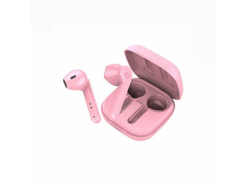 SONIC GEAR TWS1 Earbud Bluetooth Handsfree Ακουστικά με Θήκη Φόρτισης Peach 0036619 SONIC GEAR TWS1 Earbud Bluetooth Handsfree Ακουστικά με Θήκη Φόρτισης Peach 0036619