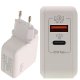 LAMTECH (LAM023558) Φορτιστής Χωρίς Καλώδιο με Θύρα USB-A και Θύρα USB-C 65W Power Delivery / Quick Charge 3.0 Λευκός 0036621 LAMTECH (LAM023558) Φορτιστής Χωρίς Καλώδιο με Θύρα USB-A και Θύρα USB-C 65W Power Delivery / Quick Charge 3.0 Λευκός 0036621