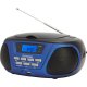 AIWA Boombox Φορητό Ηχοσύστημα BBTU-300 με Bluetooth / CD / MP3 / USB / Ραδιόφωνο σε Μπλε Χρώμα 0036630 AIWA Boombox Φορητό Ηχοσύστημα BBTU-300 με Bluetooth / CD / MP3 / USB / Ραδιόφωνο σε Μπλε Χρώμα 0036630