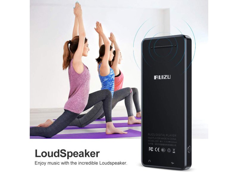 RUIZU MP3 player D51 με ηχείο, 1.8 RUIZU MP3 player D51 με ηχείο, 1.8