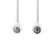 NEDIS CSGL40000WT30 Καλώδιο κεραίας RF αρσ. - RF θηλ. 90dB, 3m σε λευκό χρώμα 0036890 NEDIS CSGL40000WT30 Καλώδιο κεραίας RF αρσ. - RF θηλ. 90dB, 3m σε λευκό χρώμα 0036890
