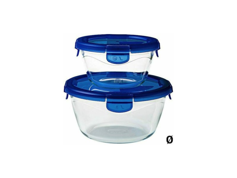 PYREX 288P Cook & Go Δοχείο Φαγητού Γυάλινο Μπλε Κατάλληλο για Φούρνο Μικροκυμάτων 1600ml 0037168 PYREX 288P Cook & Go Δοχείο Φαγητού Γυάλινο Μπλε Κατάλληλο για Φούρνο Μικροκυμάτων 1600ml 0037168