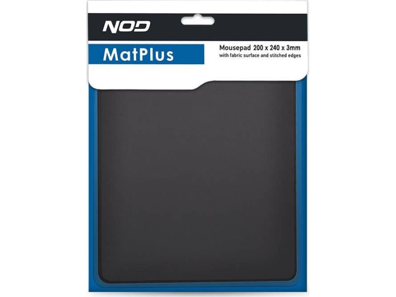 NOD MatPlus Υφασμάτινο mousepad 200x240x3mm, με ραφή στο περίγραμμα 0037258 NOD MatPlus Υφασμάτινο mousepad 200x240x3mm, με ραφή στο περίγραμμα 0037258
