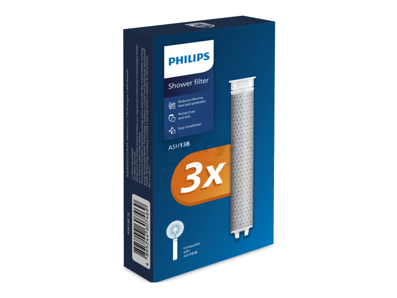Philips ASH138/10 Ανταλλακτικό Φίλτρο Τηλεφώνου Ντους ASH1516CH/10 3 τεμ 0037367 Philips ASH138/10 Ανταλλακτικό Φίλτρο Τηλεφώνου Ντους ASH1516CH/10 3 τεμ 0037367
