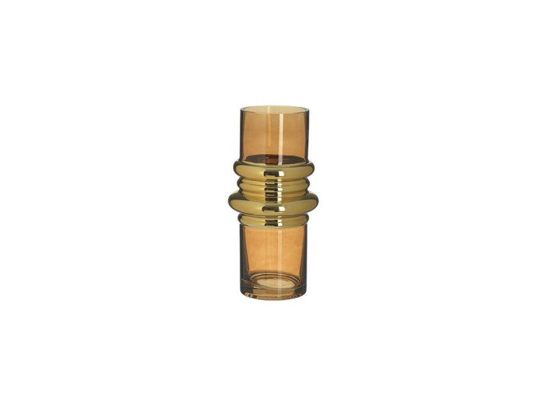 INART 3-70-151-0596 Βάζο Γυάλινο Μελί Χρυσό 12χ25 0037375 INART 3-70-151-0596 Βάζο Γυάλινο Μελί Χρυσό 12χ25 0037375