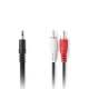 NEDIS CAGL22200BK30 Καλώδιο ήχου 3,5mm stereo αρσ. - 2x RCA αρσ., 3.00m black 0037502 NEDIS CAGL22200BK30 Καλώδιο ήχου 3,5mm stereo αρσ. - 2x RCA αρσ., 3.00m black 0037502