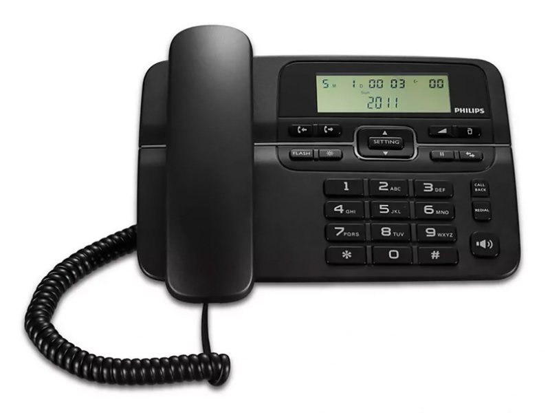 PHILIPS M20B-00 Ενσύρματο Τηλέφωνο Λειτουργία Λνοιχτής Ακρόασης Μαύρο 0037534 PHILIPS M20B-00 Ενσύρματο Τηλέφωνο Λειτουργία Λνοιχτής Ακρόασης Μαύρο 0037534