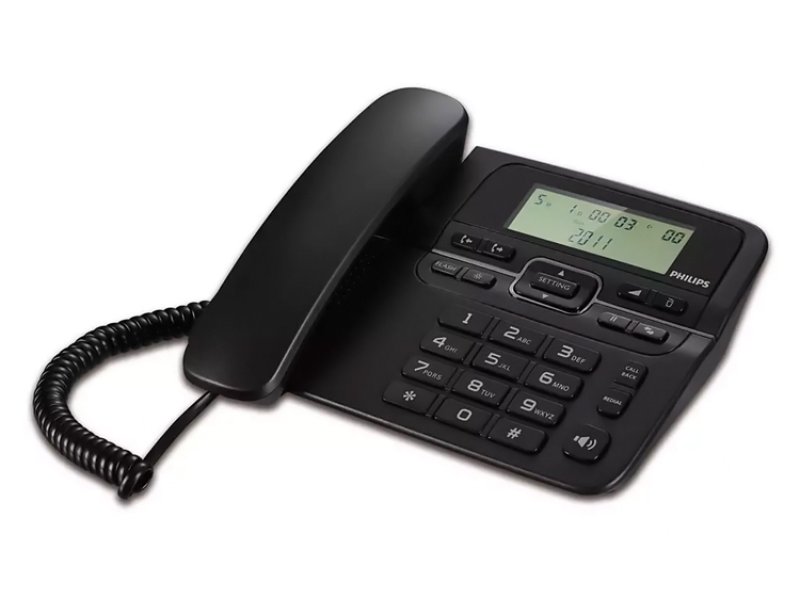 PHILIPS M20B-00 Ενσύρματο Τηλέφωνο Λειτουργία Λνοιχτής Ακρόασης Μαύρο 0037534 PHILIPS M20B-00 Ενσύρματο Τηλέφωνο Λειτουργία Λνοιχτής Ακρόασης Μαύρο 0037534