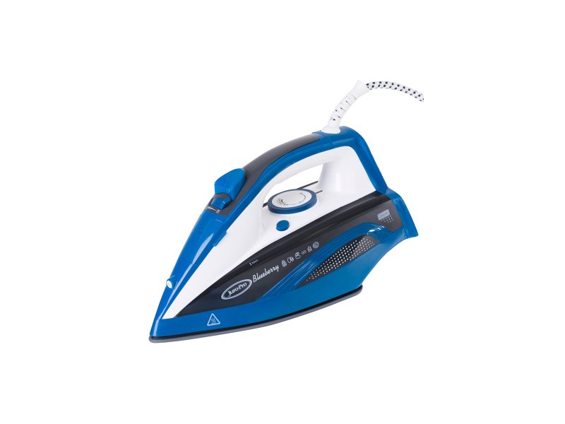 JURO PRO Blueberry Σίδερο Ατμού 2800W με Κεραμική Πλάκα και Συνεχόμενη Παροχή 40gr/min 0037540 JURO PRO Blueberry Σίδερο Ατμού 2800W με Κεραμική Πλάκα και Συνεχόμενη Παροχή 40gr/min 0037540