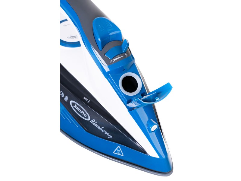 JURO PRO Blueberry Σίδερο Ατμού 2800W με Κεραμική Πλάκα και Συνεχόμενη Παροχή 40gr/min 0037540 JURO PRO Blueberry Σίδερο Ατμού 2800W με Κεραμική Πλάκα και Συνεχόμενη Παροχή 40gr/min 0037540