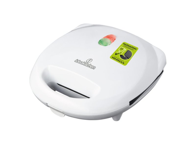 TELEMAX KJ-113 Ideakitchen Τοστιέρα για 2 Τοστ 750W Λευκή 0037552 TELEMAX KJ-113 Ideakitchen Τοστιέρα για 2 Τοστ 750W Λευκή 0037552