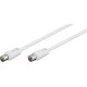 GOOBAY καλώδιο κεραίας αρσενικό σε θηλυκό 11515, <70dB, CCS, 15m, λευκό 0037592 GOOBAY καλώδιο κεραίας αρσενικό σε θηλυκό 11515, <70dB, CCS, 15m, λευκό 0037592