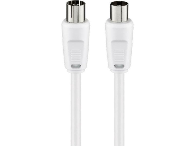 GOOBAY καλώδιο κεραίας αρσενικό σε θηλυκό 11515, <70dB, CCS, 15m, λευκό 0037592 GOOBAY καλώδιο κεραίας αρσενικό σε θηλυκό 11515, <70dB, CCS, 15m, λευκό 0037592