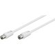 GOOBAY καλώδιο κεραίας αρσενικό σε θηλυκό 11514, <70 dB, CCS, 10m, λευκό 0037593 GOOBAY καλώδιο κεραίας αρσενικό σε θηλυκό 11514, <70 dB, CCS, 10m, λευκό 0037593