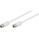 GOOBAY καλώδιο κεραίας αρσενικό σε θηλυκό 11512, <70dB, CCS, 5m, λευκό 0037594 GOOBAY καλώδιο κεραίας αρσενικό σε θηλυκό 11512, <70dB, CCS, 5m, λευκό 0037594