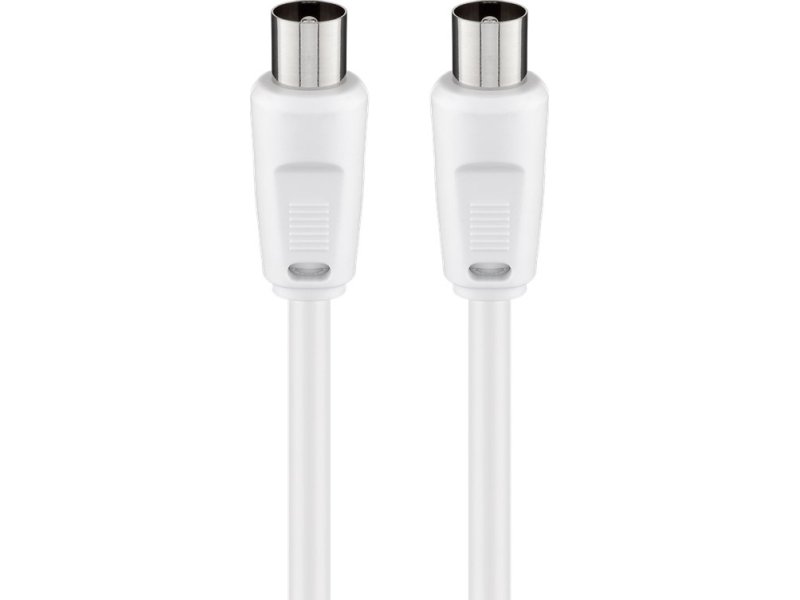 GOOBAY καλώδιο κεραίας αρσενικό 68147, <70dB, CCS, 2.5m, λευκό 0037596 GOOBAY καλώδιο κεραίας αρσενικό 68147, <70dB, CCS, 2.5m, λευκό 0037596