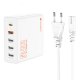 LAMTECH GaN ταχυφορτιστής 1xTYPE-C & 4xQC3.0 65W & EU CABLE 1.5M 0037735 LAMTECH GaN ταχυφορτιστής 1xTYPE-C & 4xQC3.0 65W & EU CABLE 1.5M 0037735