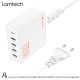 LAMTECH GaN ταχυφορτιστής 1xTYPE-C & 4xQC3.0 65W & EU CABLE 1.5M 0037735 LAMTECH GaN ταχυφορτιστής 1xTYPE-C & 4xQC3.0 65W & EU CABLE 1.5M 0037735