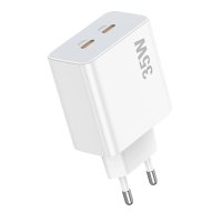 LAMTECH LAM113096 διπλή θύρα type-c FAST PD35W λευκό 0037739