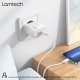LAMTECH LAM113096 διπλή θύρα type-c FAST PD35W λευκό 0037739 LAMTECH LAM113096 διπλή θύρα type-c FAST PD35W λευκό 0037739