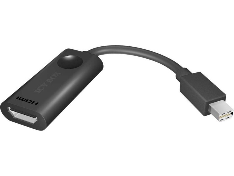 ICY BOX IB-AC506 Αντάπτορας Ultra HD 4K, Mini DisplayPort 1.2 αρσ. σε HDMI 2.0 θηλ., 0.15m. 0037776 ICY BOX IB-AC506 Αντάπτορας Ultra HD 4K, Mini DisplayPort 1.2 αρσ. σε HDMI 2.0 θηλ., 0.15m. 0037776