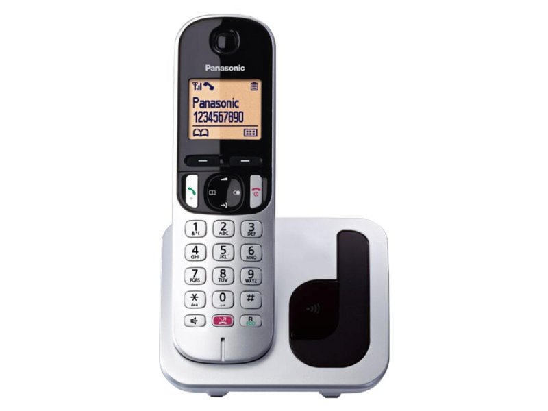 PANASONIC KX-TGC250GRS Ασύρματο Τηλέφωνο Ασημί 0037885 PANASONIC KX-TGC250GRS Ασύρματο Τηλέφωνο Ασημί 0037885