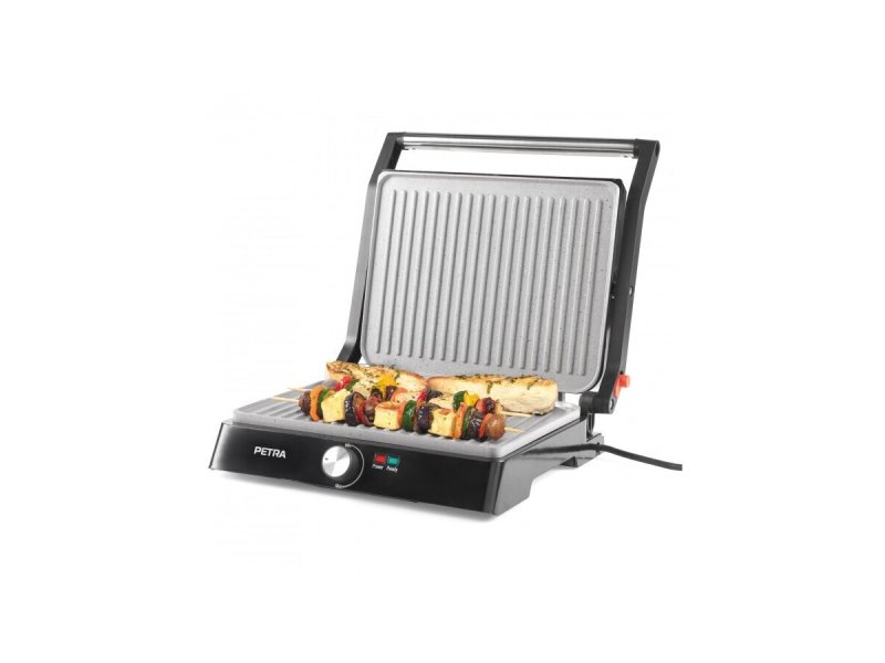 PETRA Electric PT-4076 Επιτραπέζια Ηλεκτρική Ψησταριά 2200W με Καπάκι και Ρυθμιζόμενο Θερμοστάστη 29x23εκ Marblest 0037898 PETRA Electric PT-4076 Επιτραπέζια Ηλεκτρική Ψησταριά 2200W με Καπάκι και Ρυθμιζόμενο Θερμοστάστη 29x23εκ Marblest 0037898