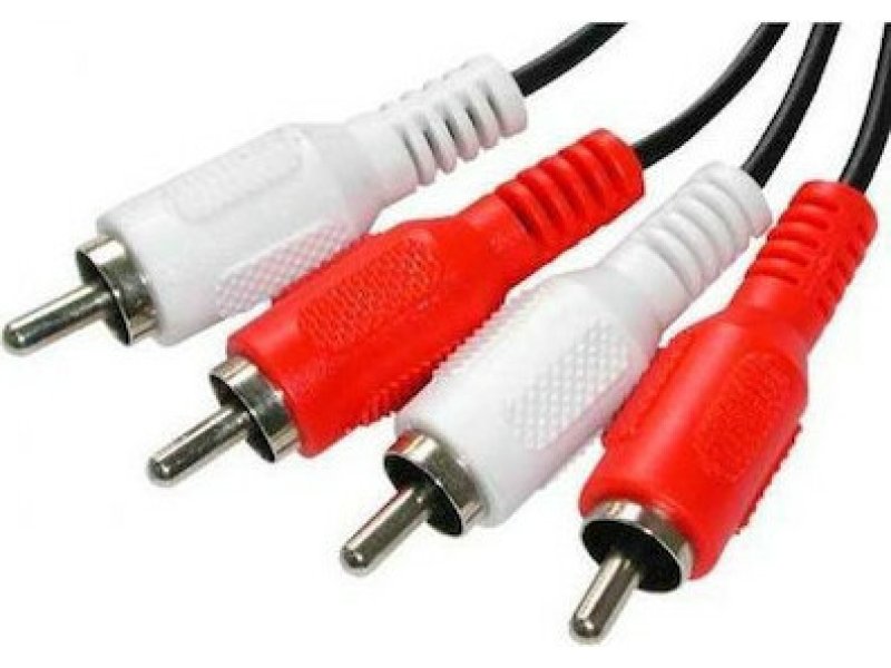 POWERTECH CAB-R001 Cable 2x RCA male - 2x RCA male 1.5m 0037908 POWERTECH CAB-R001 Cable 2x RCA male - 2x RCA male 1.5m 0037908