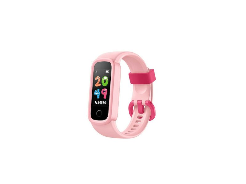 Kiddoboo KR01PNK Smart Band Παιδικό Smartwatch με Λουράκι από Καουτσούκ/Πλαστικό Ροζ 0037916 Kiddoboo KR01PNK Smart Band Παιδικό Smartwatch με Λουράκι από Καουτσούκ/Πλαστικό Ροζ 0037916