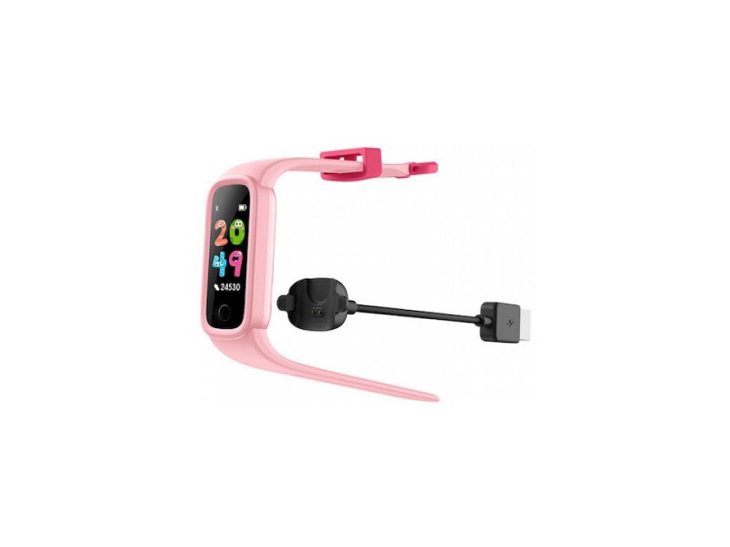 Kiddoboo KR01PNK Smart Band Παιδικό Smartwatch με Λουράκι από Καουτσούκ/Πλαστικό Ροζ 0037916 Kiddoboo KR01PNK Smart Band Παιδικό Smartwatch με Λουράκι από Καουτσούκ/Πλαστικό Ροζ 0037916