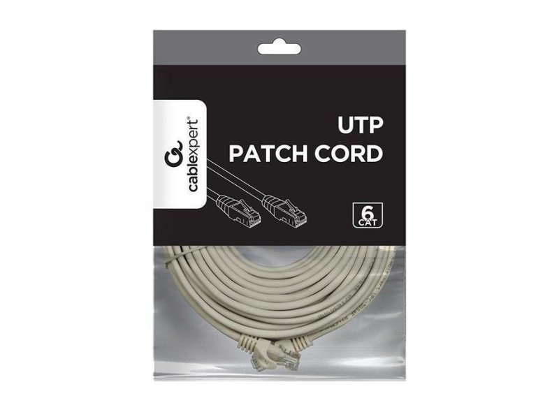 CABLEXPERT PP6U-15M Καλώδιο Δικτύου UTP CAT6 15M Γκρί 0037959 CABLEXPERT PP6U-15M Καλώδιο Δικτύου UTP CAT6 15M Γκρί 0037959