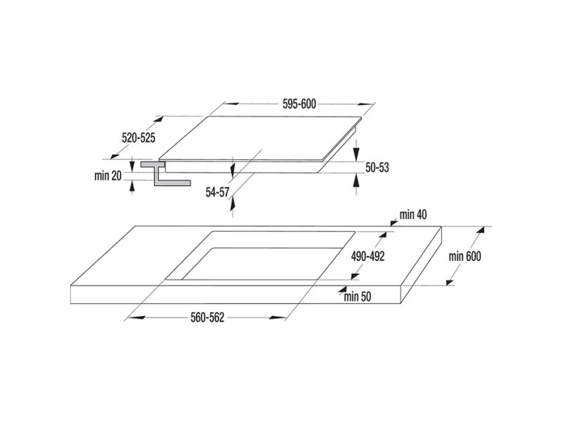 GORENJE BO6737E02X + GI641BSC Σετ Φούρνος Άνω Πάγκου με Επαγωγικές Εστίες 0038319 GORENJE BO6737E02X + GI641BSC Σετ Φούρνος Άνω Πάγκου με Επαγωγικές Εστίες 0038319