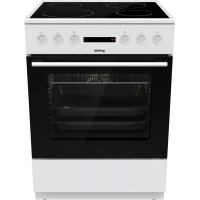 KORTING KEC6A60WG Κουζίνα 71lt με Κεραμικές Εστίες Π60εκ. Λευκή 0038321