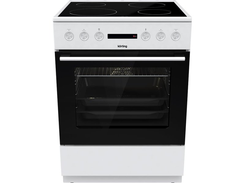 KORTING KEC6A60WG Κουζίνα 71lt με Κεραμικές Εστίες Π60εκ. Λευκή 0038321 KORTING KEC6A60WG Κουζίνα 71lt με Κεραμικές Εστίες Π60εκ. Λευκή 0038321