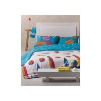 KENTIA Galactica Παπλωματοθήκη Μονή Σετ 3 Τεμ  (160Χ240)+2(50Χ70) 0038493
