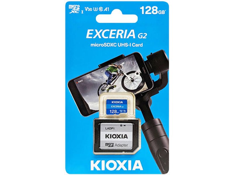 KIOXIA 4K MICRO SD 128GB WITH ADAPTER UHS I U3 V30 0038915 KIOXIA 4K MICRO SD 128GB WITH ADAPTER UHS I U3 V30 0038915