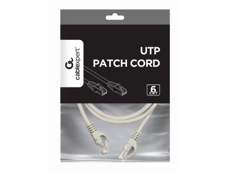 CABLEXPERT PP6U-1M UTP CAT6 PATCH Καλώδιο 1M GREY 0039006 CABLEXPERT PP6U-1M UTP CAT6 PATCH Καλώδιο 1M GREY 0039006