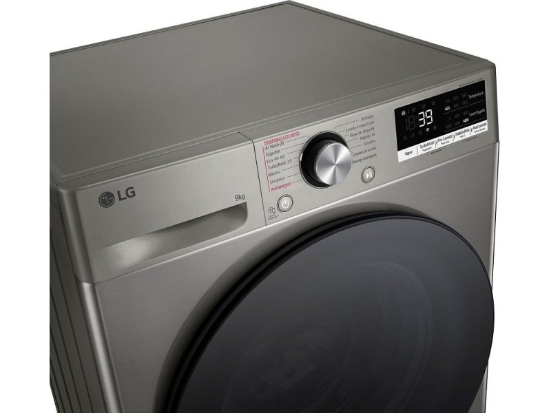 LG F4R7009TSSB Πλυντήριο Ρούχων 9kg με Ατμό 1400 Στροφών Ασημί 0039162 LG F4R7009TSSB Πλυντήριο Ρούχων 9kg με Ατμό 1400 Στροφών Ασημί 0039162