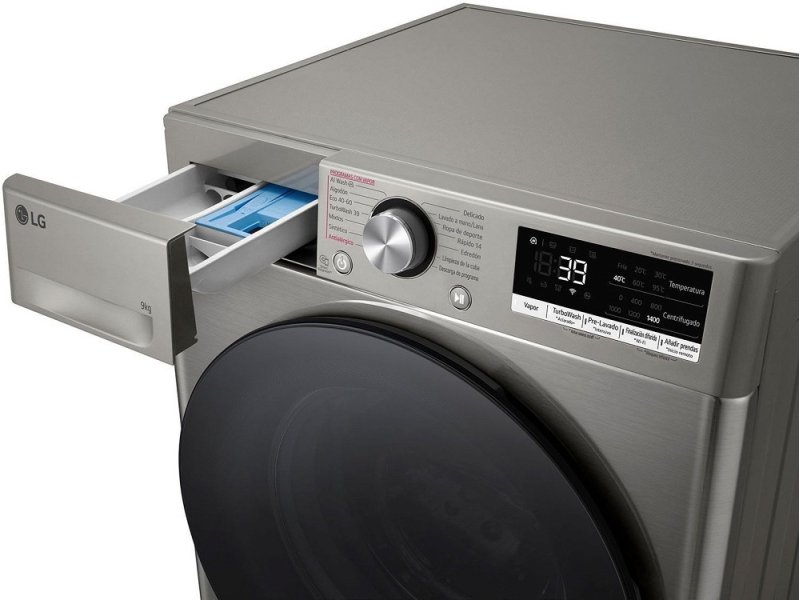 LG F4R7009TSSB Πλυντήριο Ρούχων 9kg με Ατμό 1400 Στροφών Ασημί 0039162 LG F4R7009TSSB Πλυντήριο Ρούχων 9kg με Ατμό 1400 Στροφών Ασημί 0039162