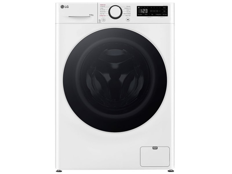 LG D4R5009TSWW Πλυντήριo-Στεγνωτήριο 9kg/6kg Ατμού 1400 Στροφές με Wi-Fi 0039289 LG D4R5009TSWW Πλυντήριo-Στεγνωτήριο 9kg/6kg Ατμού 1400 Στροφές με Wi-Fi 0039289