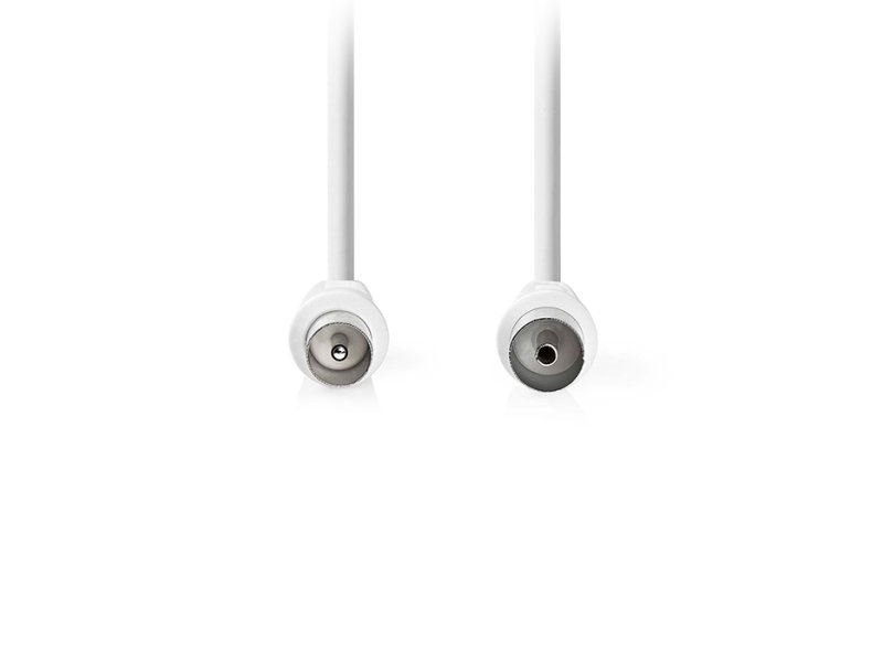 NEDIS CSGL40000WT15 Καλώδιο Κεραίας RF αρσ. - RF θηλ. 90dB 1.50m Λευκό 0039305 NEDIS CSGL40000WT15 Καλώδιο Κεραίας RF αρσ. - RF θηλ. 90dB 1.50m Λευκό 0039305